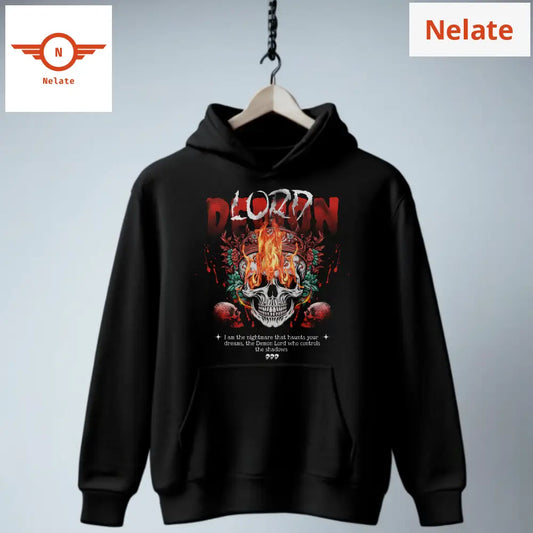 Demon Lord- Black Hoodie For Men