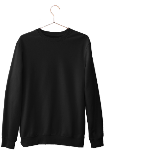 Nelate Black Sweatshirt For Men