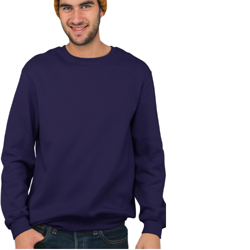 Nelate Navy Blue Sweatshirt For Men