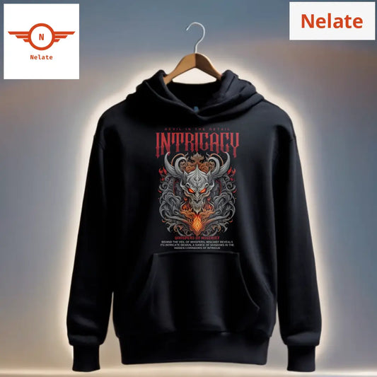 Devil In The Detail - Black Hoodie For Men