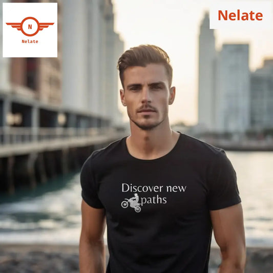 Discover New Paths Black T-Shirt