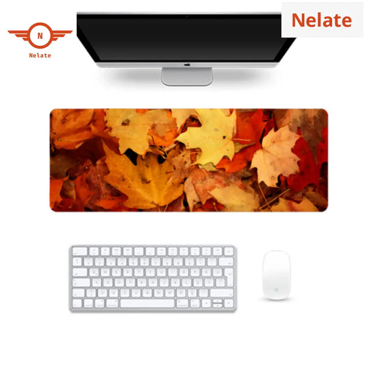 Dry Leaf Pattern Gaming Pad