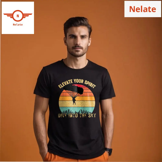 Elevate Your Spirit Black T-Shirt