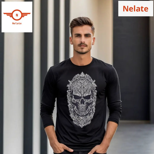 Elite Skull Theme Black Full Sleeves