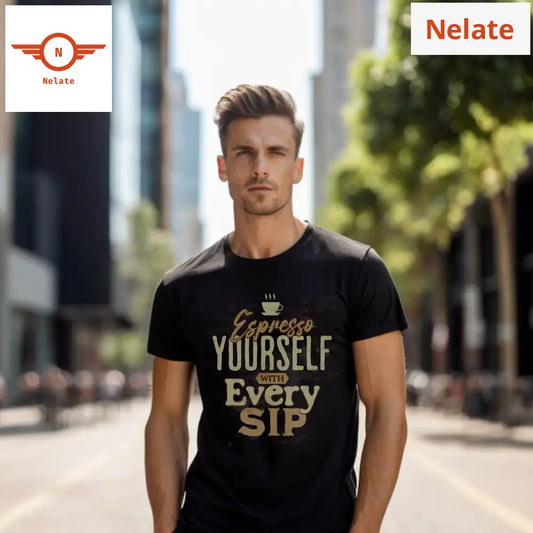 ’Espresso Yourself’ Black T-Shirt