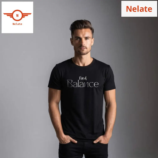 Find Balance Black T-Shirt