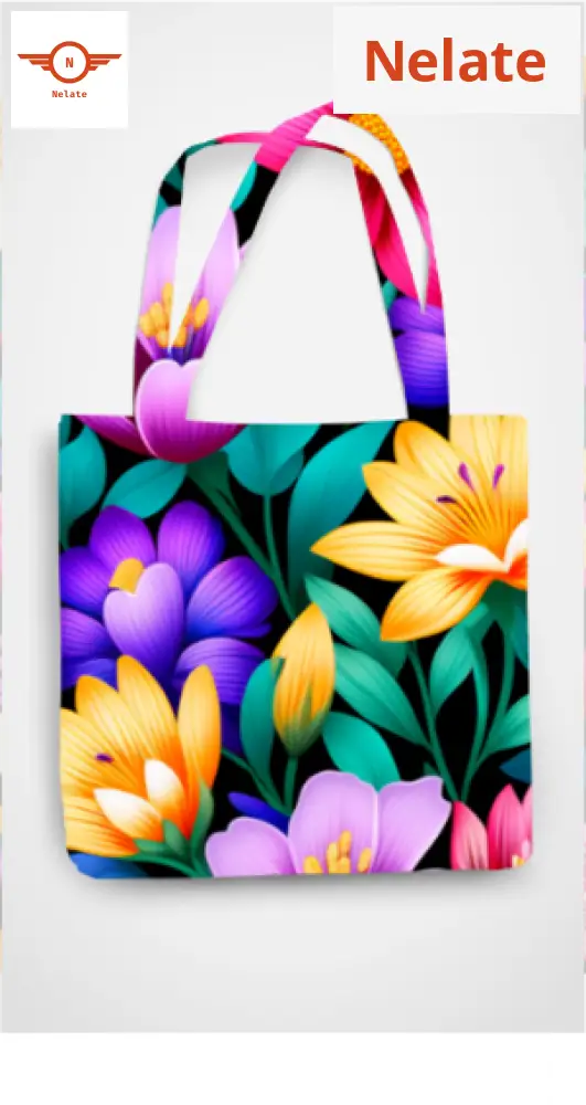Floral Pattern Exclusive Tote Bag