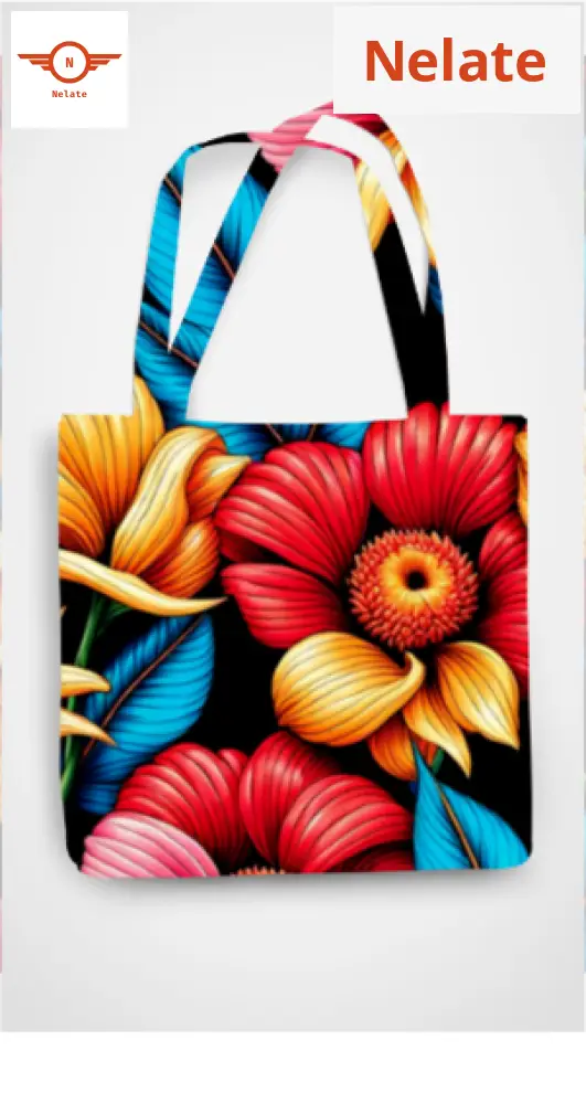 Floral Pattern Exclusive Tote Bag