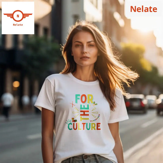 ’For The Culture’ Women’s White T-Shirt
