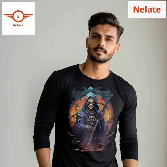 Grim Reaper Full Sleeves Black