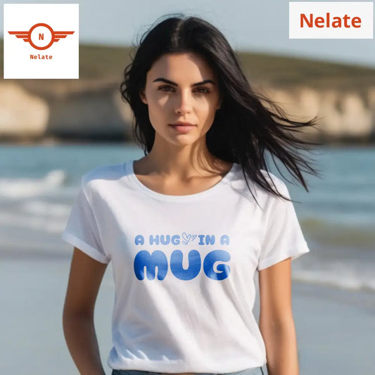 ’Hug In A Mug’ Women’s White T-Shirt