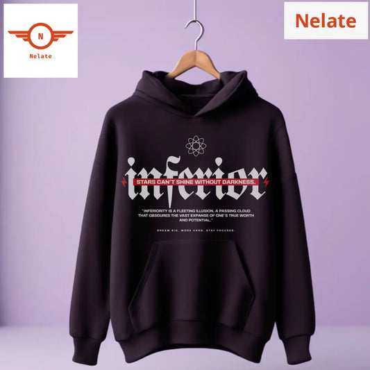 Inferior - Black Hoodie For Men