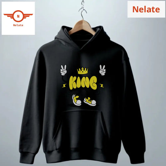 King - Graffiti Black Hoodie For Men