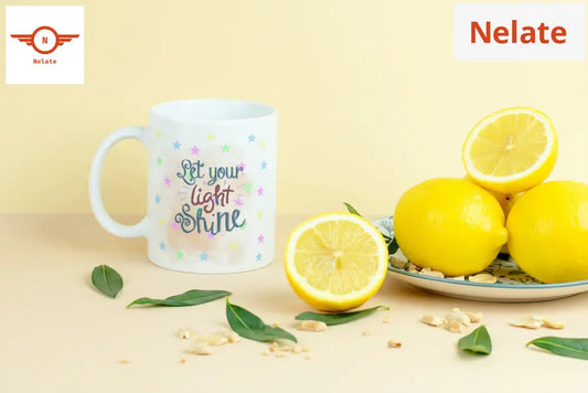 ’Let Your Light Shine’ White Coffee Mug