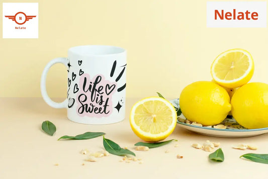 ’Life Is Sweet’ White Coffee Mug