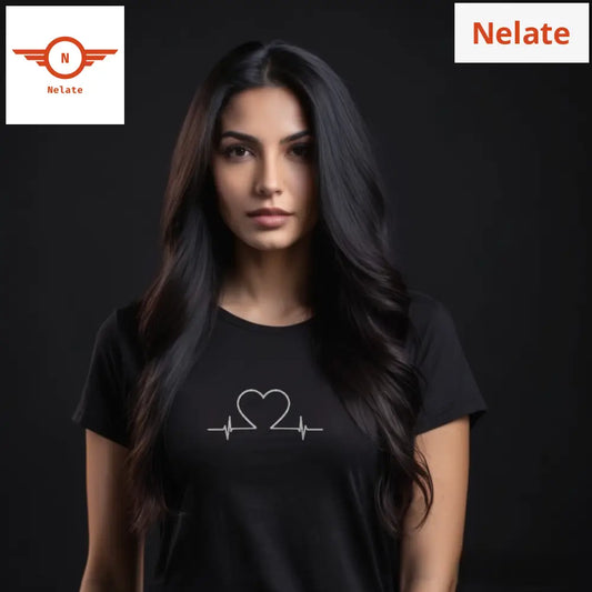 Love Emoji Theme Black T-Shirt