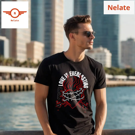Love Is Everlasting-Black T-Shirt