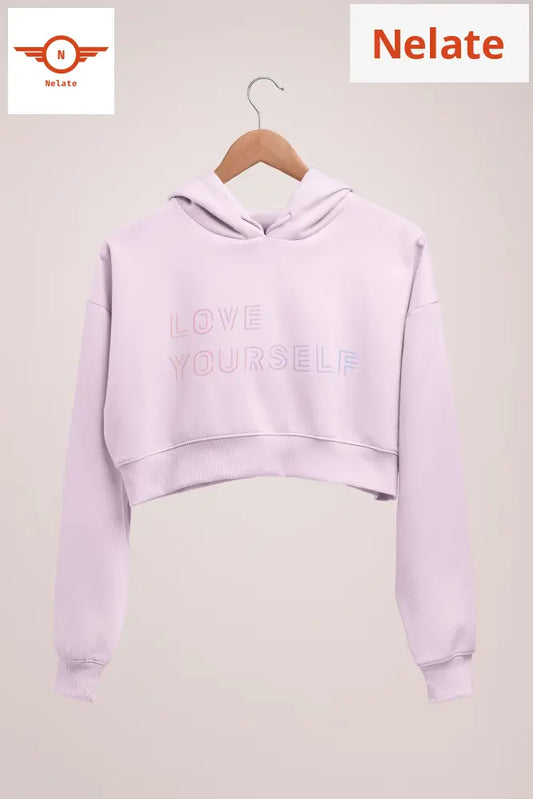 Love Yourself Bts Crop Hoodie