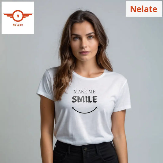 Make Me Smile White T-Shirt