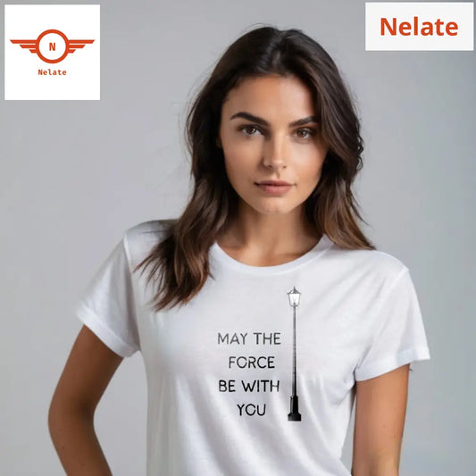 May The Force Be With You White T-Shirt