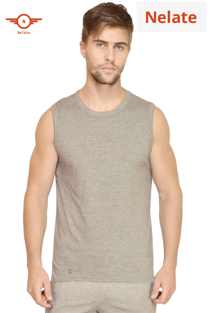 Men’s Vest - Grey Melange Color
