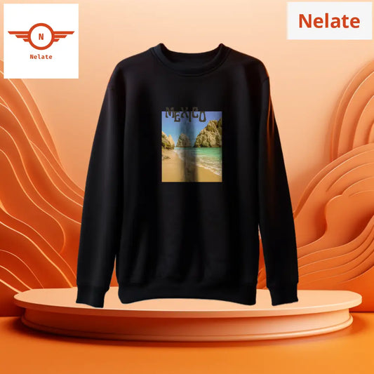 Mexico Black Sweatshirt For Men