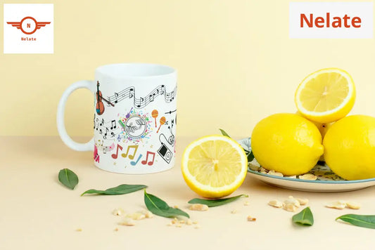 ’Music Lover’ White Coffee Mug