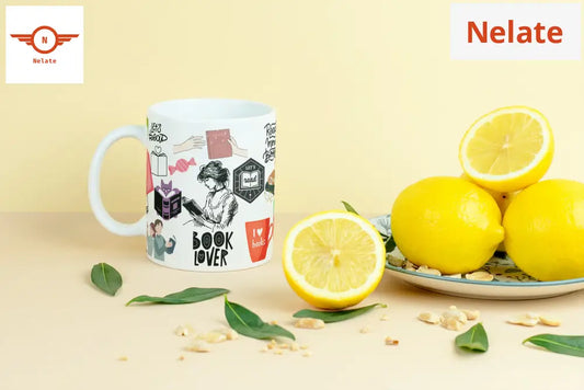’Nelate Special Book Lovers’ White Coffee Mug
