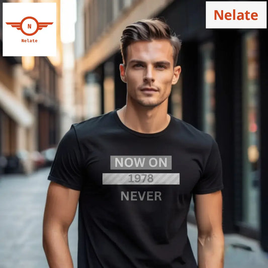 Now On Black T-Shirt
