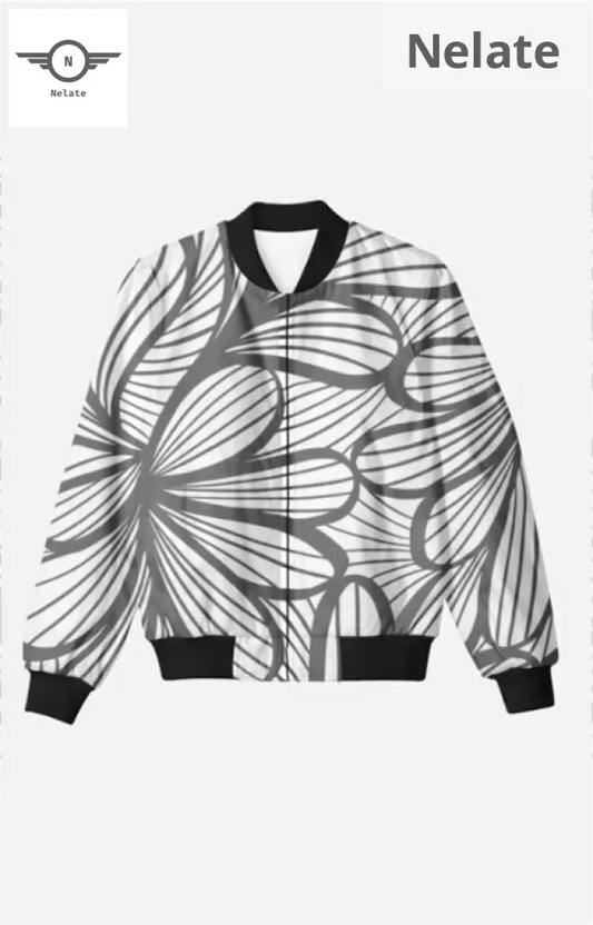 Patterned Men’s Bomber Jacket