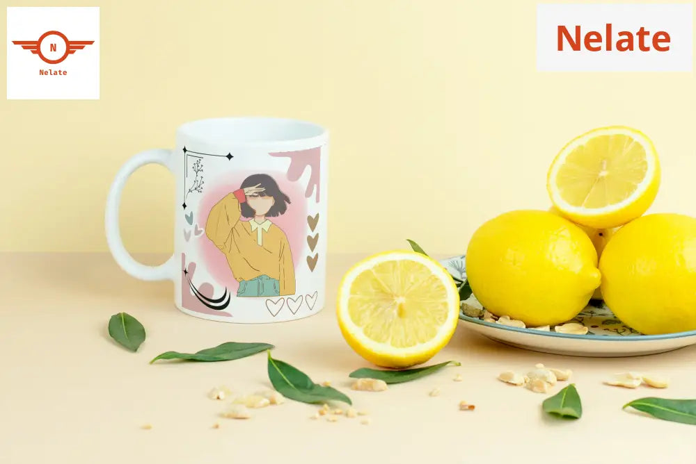 ’Pink Aesthetics’ White Coffee Mug