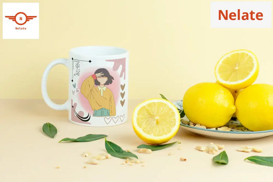 ’Pink Aesthetics’ White Coffee Mug