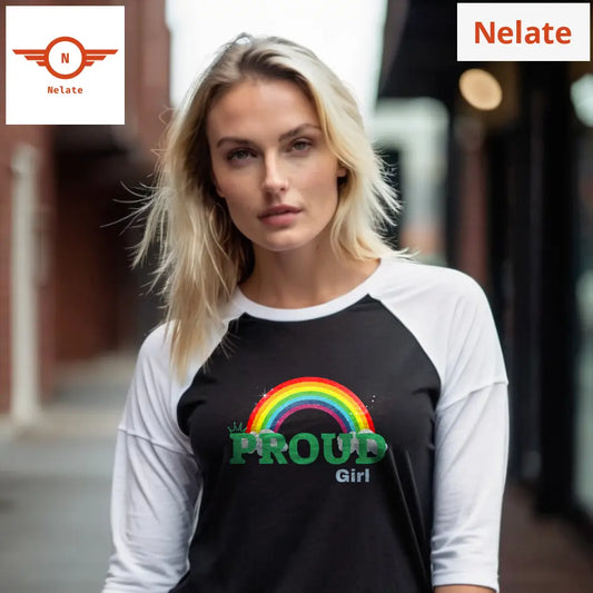 ’Proud Girl’ Women’s Raglan T-Shirt