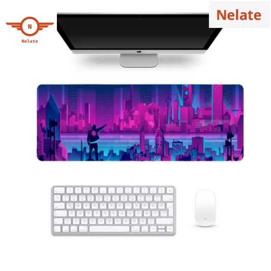 Purple City Theme Gaming Pad