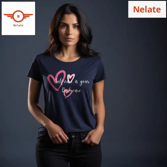Self Care Navy Blue T-Shirt