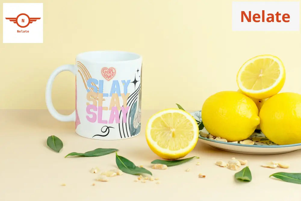 ’Slay Girl’ White Coffee Mug