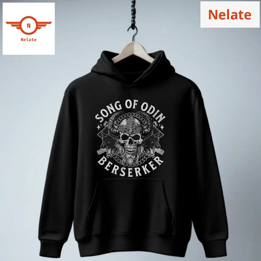 Song Of Odin Berserker - Black Hoodie For Men