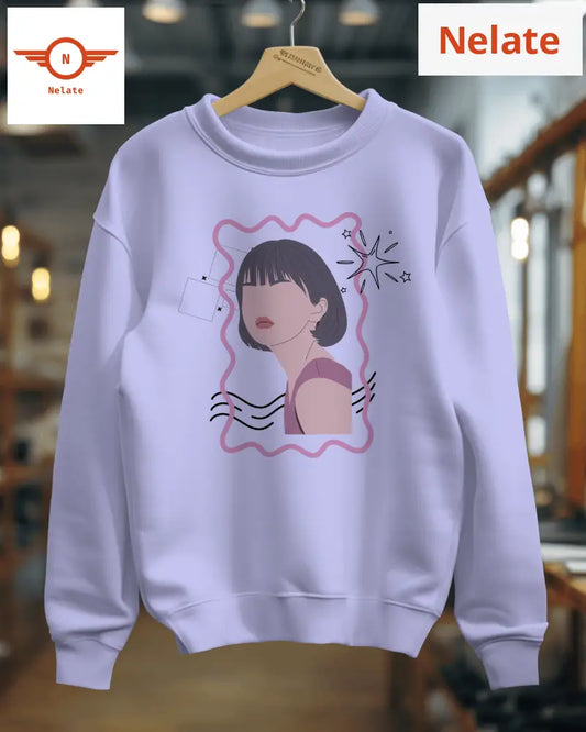 ’Star Women’ Lavender Women’s Sweatshirt