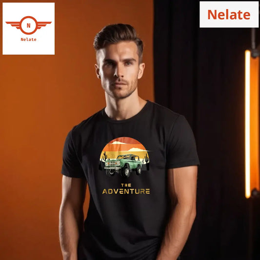 The Adventure Theme Black T-Shirt