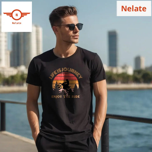 Traveler Theme Black T-Shirt