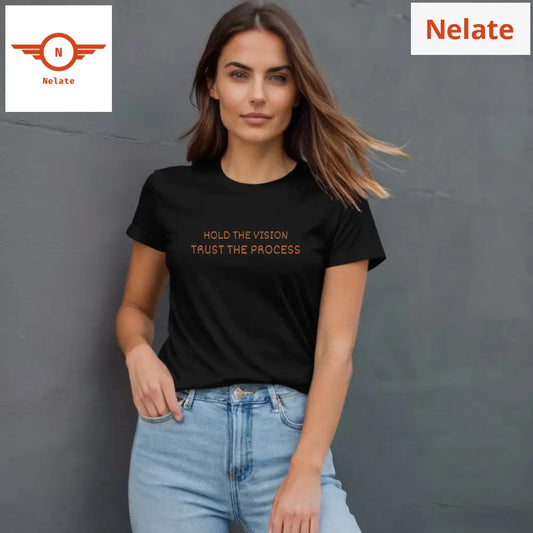 Trust The Process Black T-Shirt