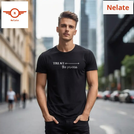 Trust The Process Black T-Shirt