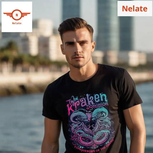 Twin Kraken Dominion-Black T-Shirt