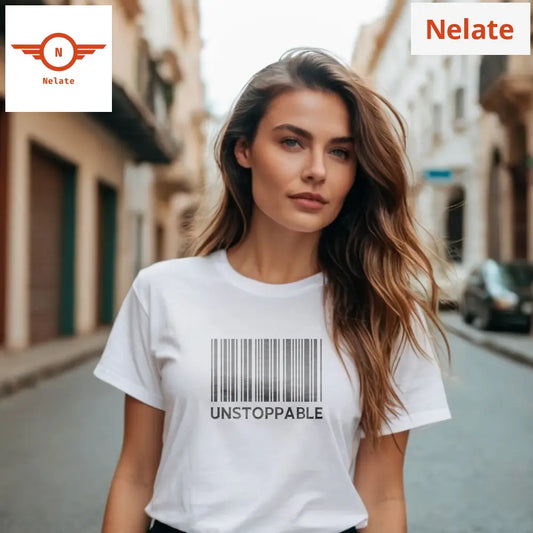 ’Unstoppable’ Women’s White T-Shirt