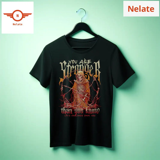 ’You Are Stronger’ Black T-Shirt